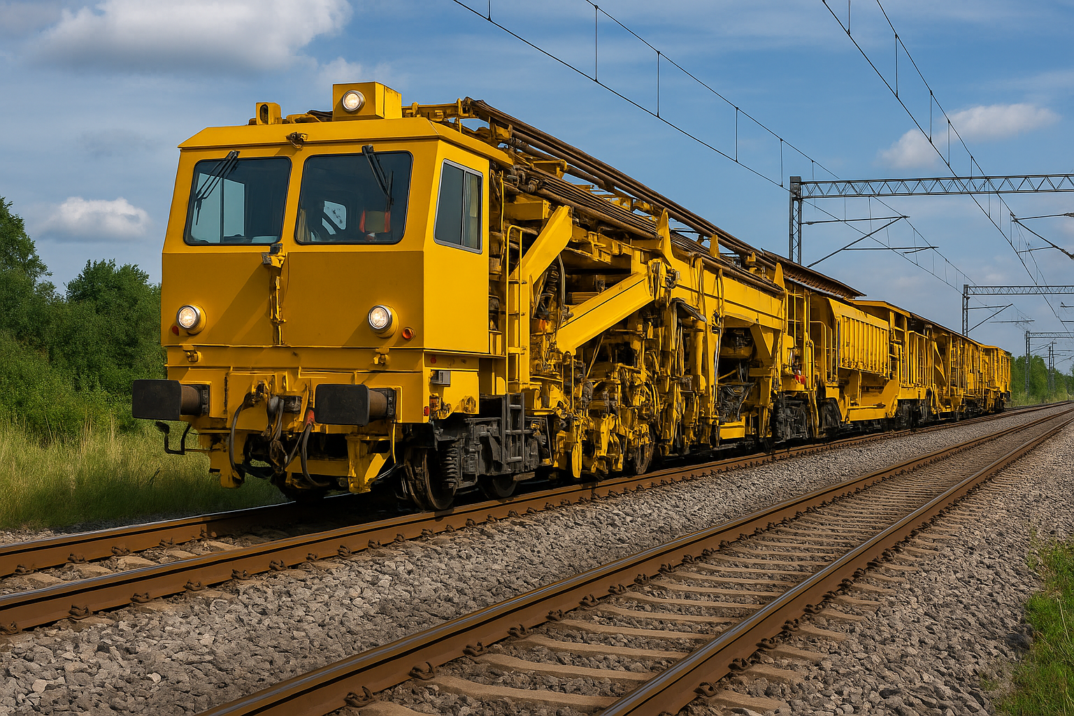 Railway Track Renewal Machine | KÜRE Encyclopedia