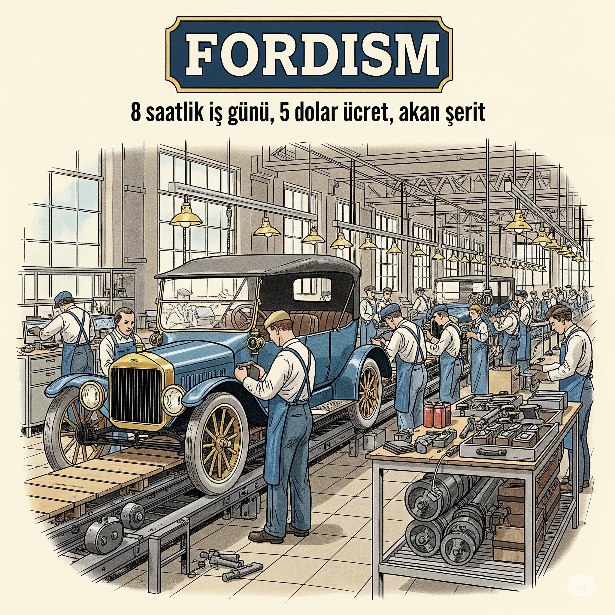 Fordist Üretim | KÜRE Encyclopedia