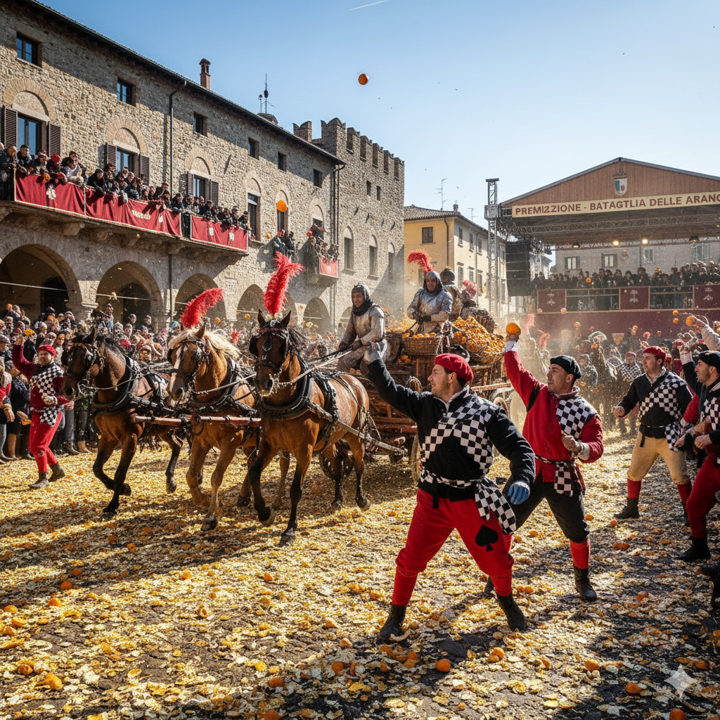 Ivrea Carnival | KÜRE Encyclopedia