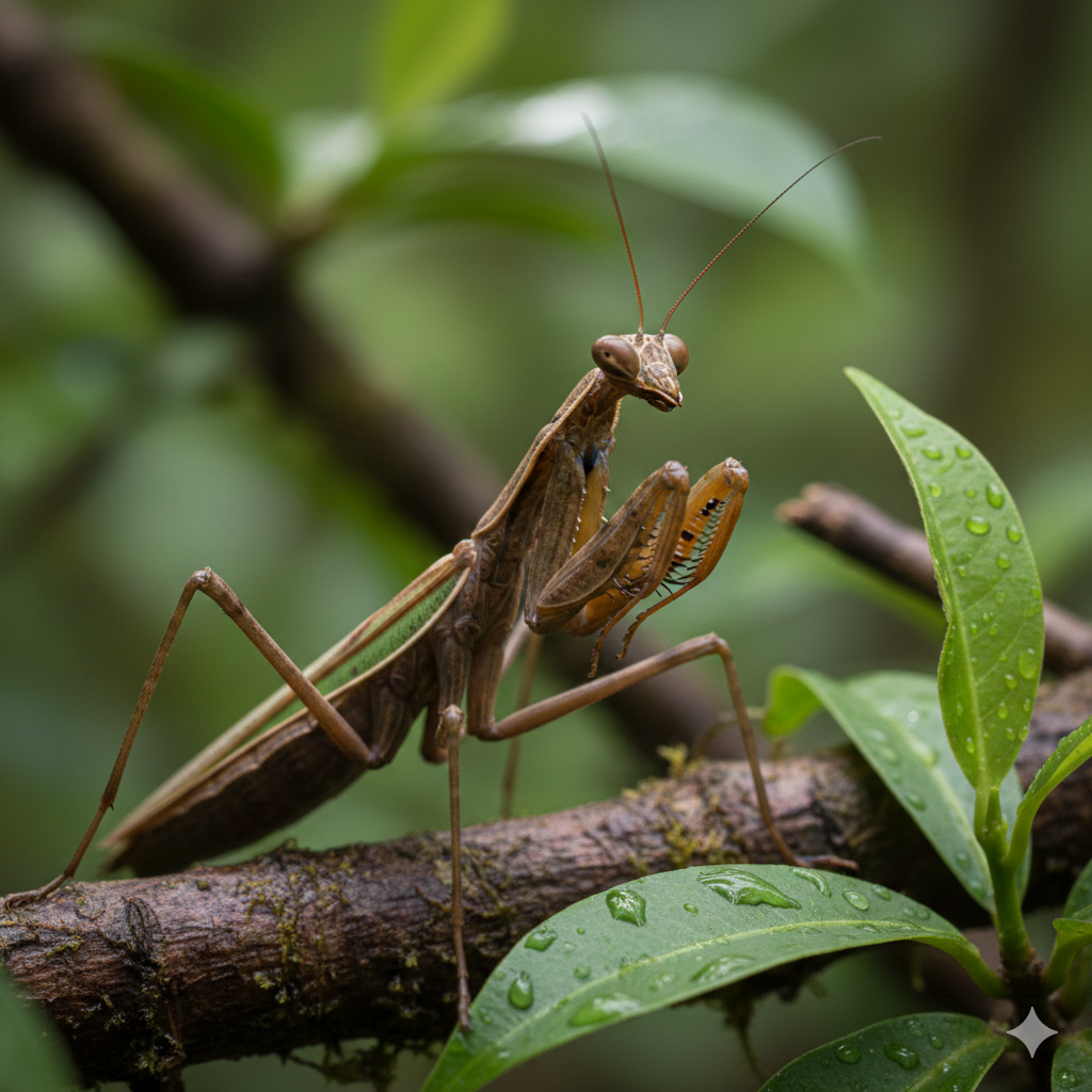 Praying mantis (family Mantidae) | KÜRE Ansiklopedi